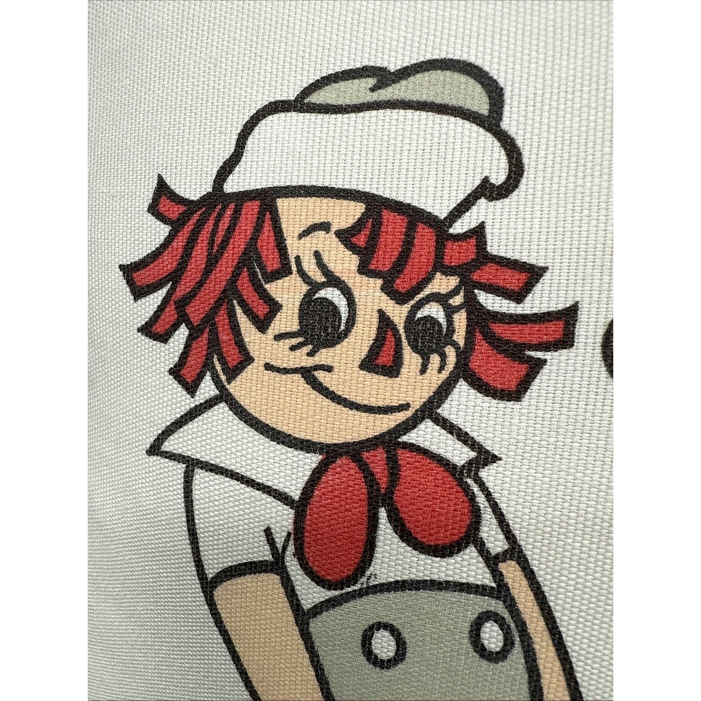 Vintage Raggedy Ann and Andy Throw Pillow Collectible 9 inches 1978 With Tag. - Picture 4 of 9
